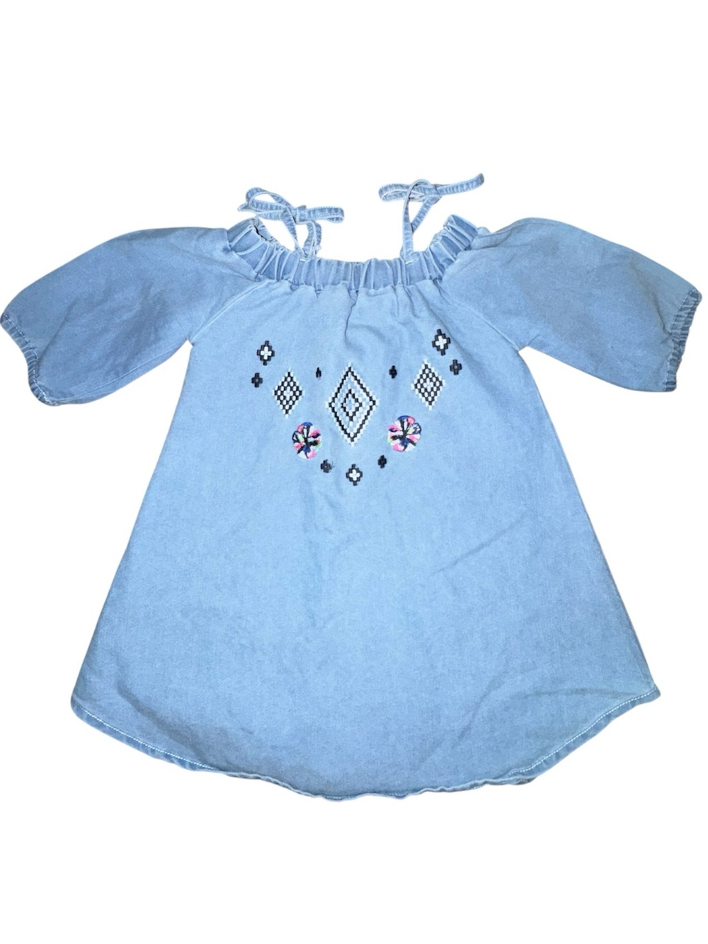 Limited Too Embroidered Off-Shoulder Dress